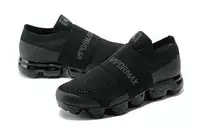 nike air vapormax mujer sport fashion courroies noir